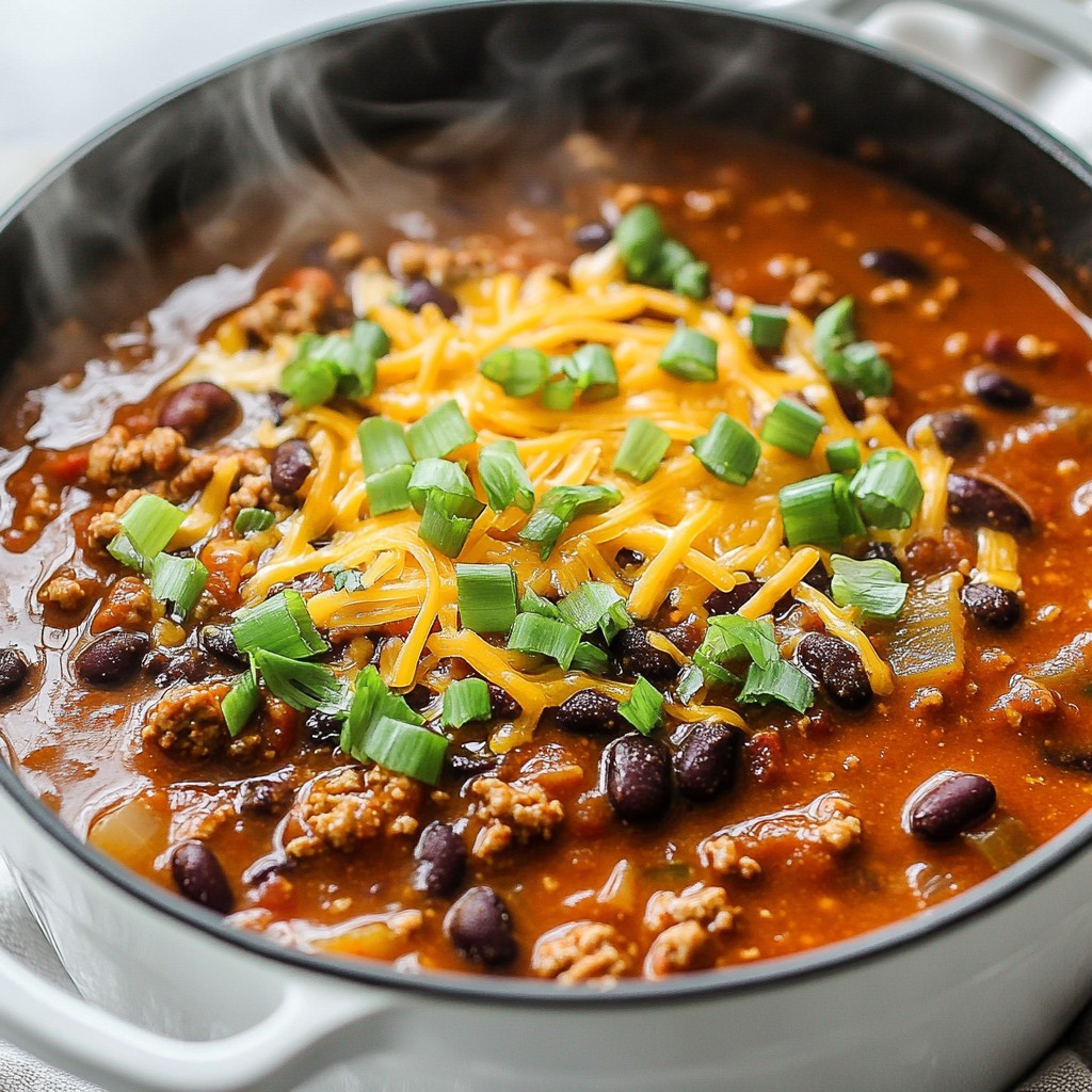 Savory Turkey Pumpkin Chili Hearty and Simple Recipe