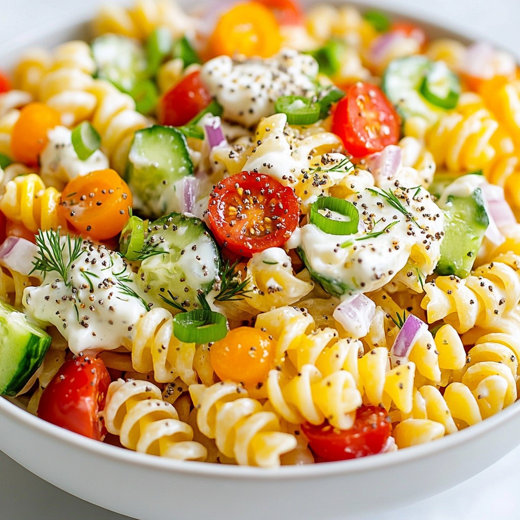 Everything Bagel Pasta Salad Flavorful Summer Dish