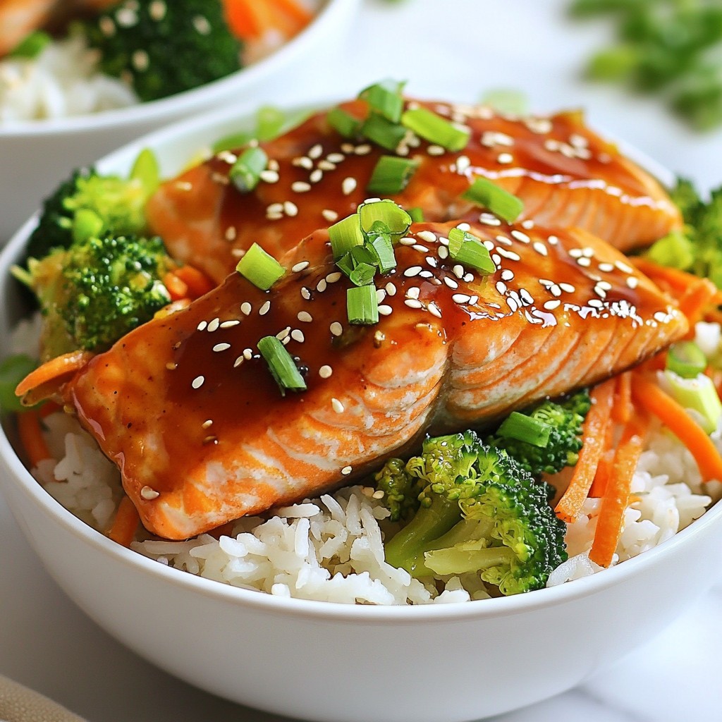 Minute Teriyaki Salmon Bowls Flavorful and Easy Meal