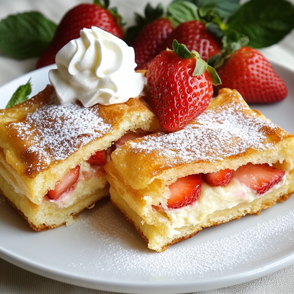 Fried Strawberry Cheesecake Sandwiches Delightfully Easy