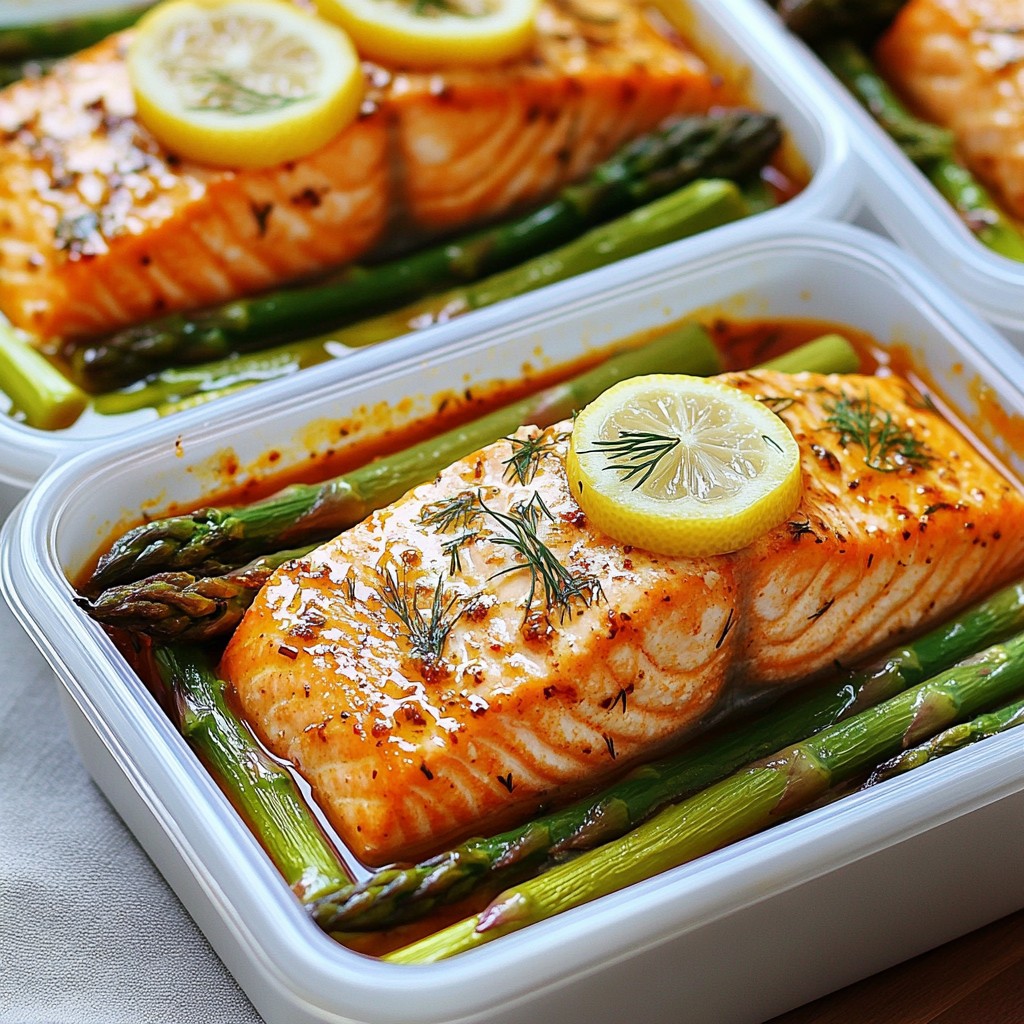 Meal Prep Salmon and Asparagus Flavorful and Easy Dish