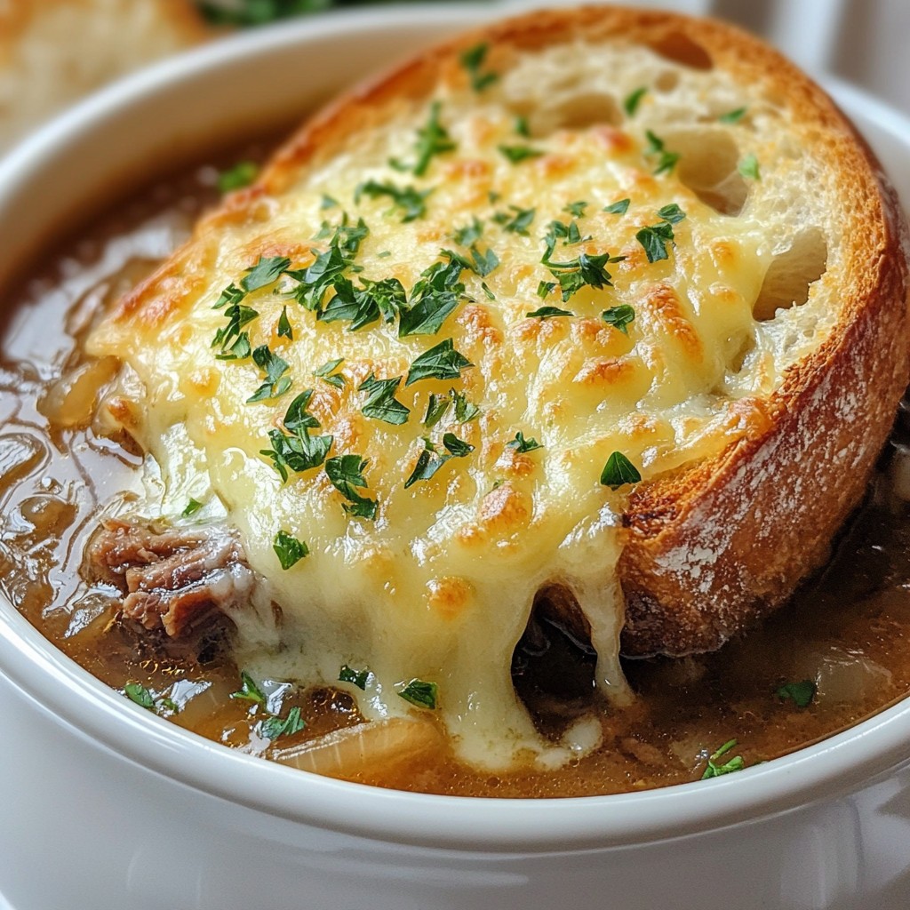 French Onion Short Rib Soup Rich and Flavorful Delight