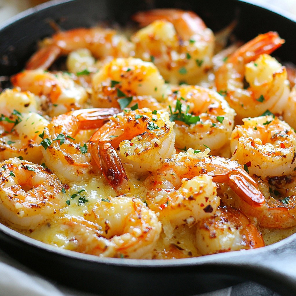 Garlic Parmesan Shrimp Skillet Flavorful Dinner Recipe