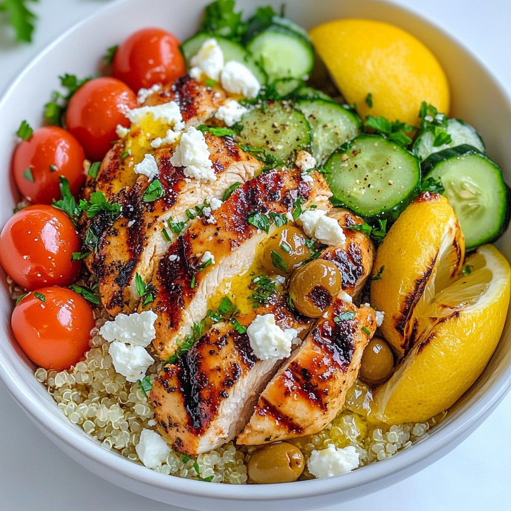 Mediterranean Chicken Bowls Flavorful and Healthy Meal