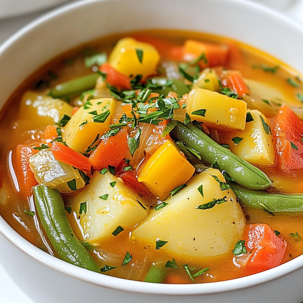 Stone Soup Inspired Veggie Stew Flavorful and Simple
