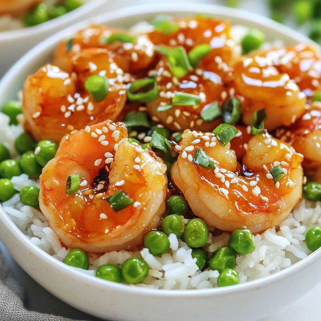 Honey Garlic Shrimp Rice Bowls Flavorful and Simple Meal
