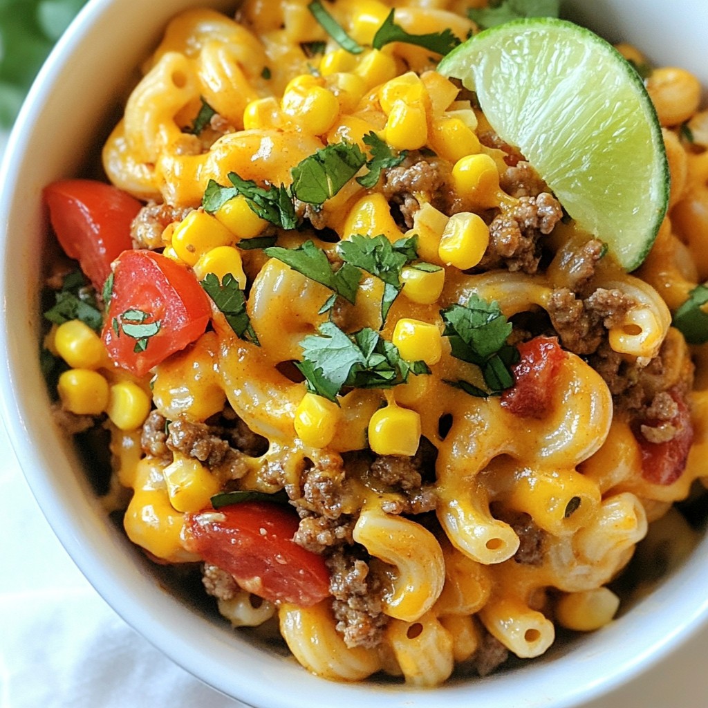 One-Pot Taco Mac and Cheese Simple Weeknight Meal