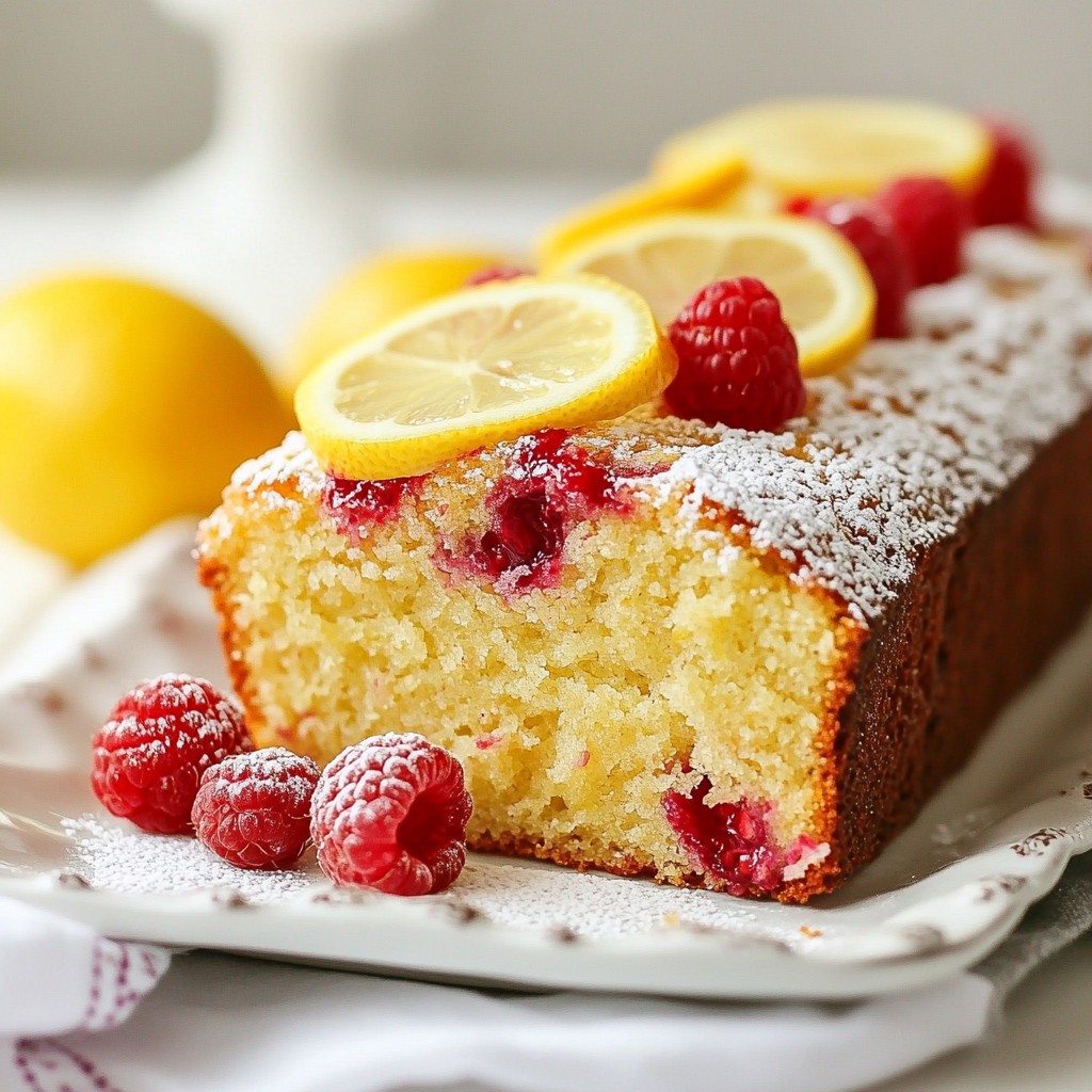 Lemon Raspberry Poppy Seed Loaf Delightful and Fresh