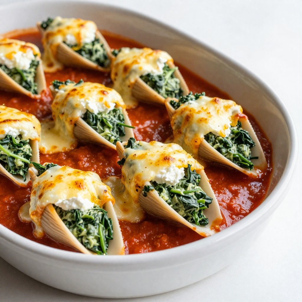 Spinach Ricotta Stuffed Shells Flavorful and Easy Meal