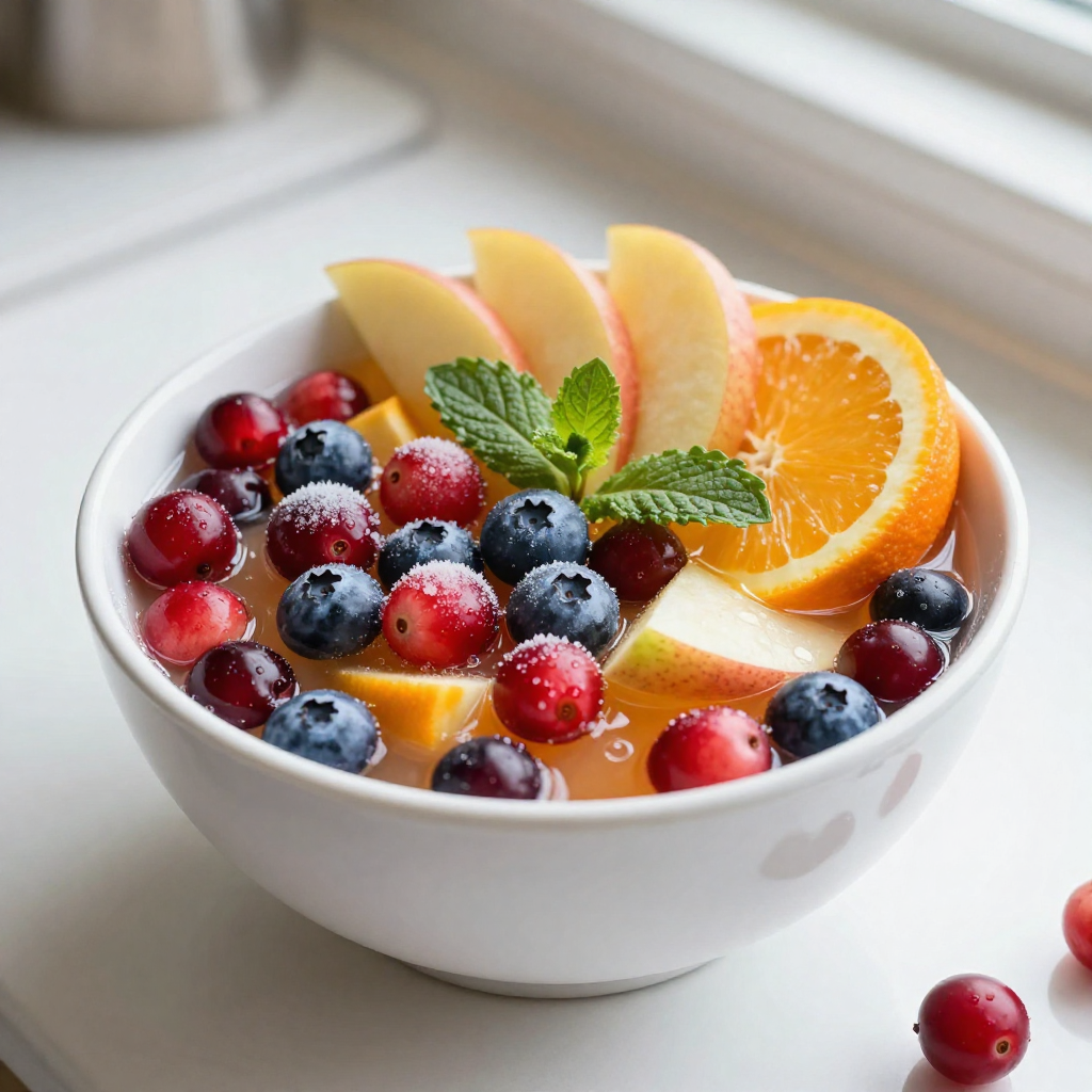 Midnight Frost Christmas Punch Festive and Refreshing