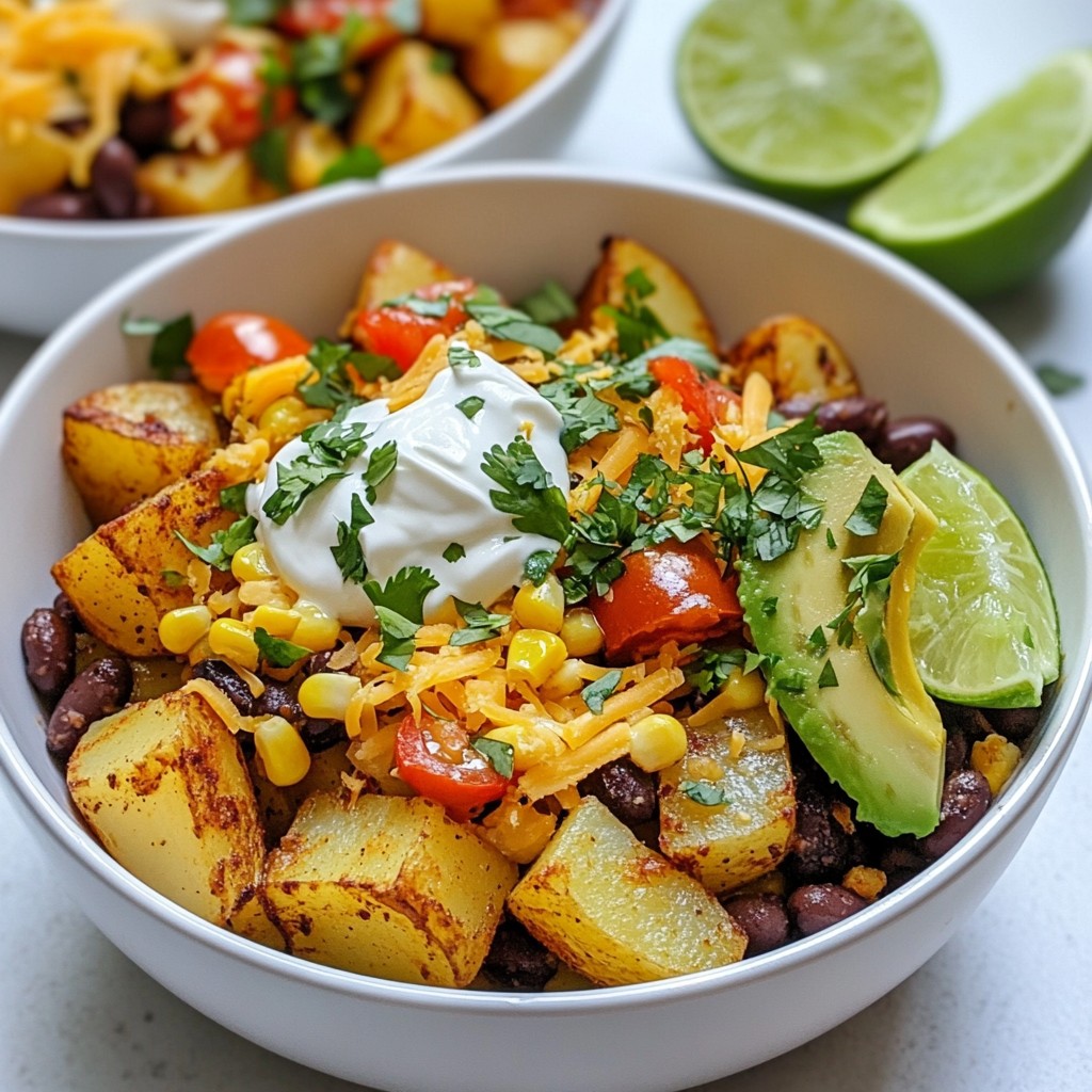 Loaded Potato Taco Bowl Flavorful and Satisfying Meal