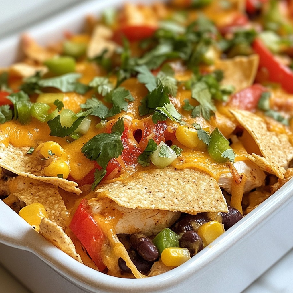 Easy Chicken Fajita Casserole Quick and Tasty Meal