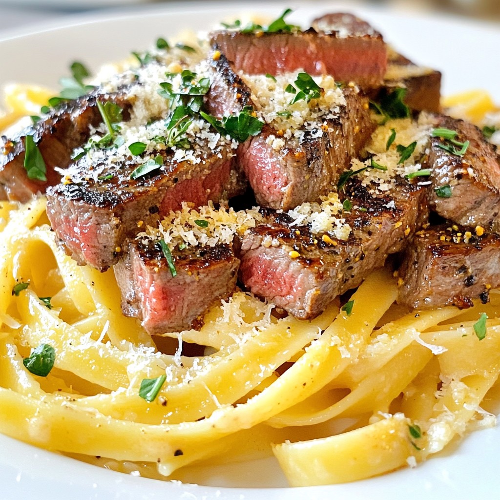 Cowboy Butter Steak Linguine Flavorful Dinner Idea