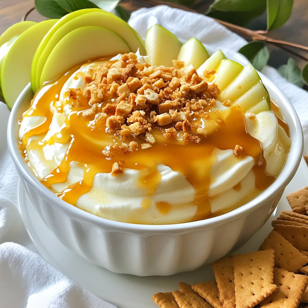 Caramel Apple Cheesecake Dip Simple and Tasty Treat