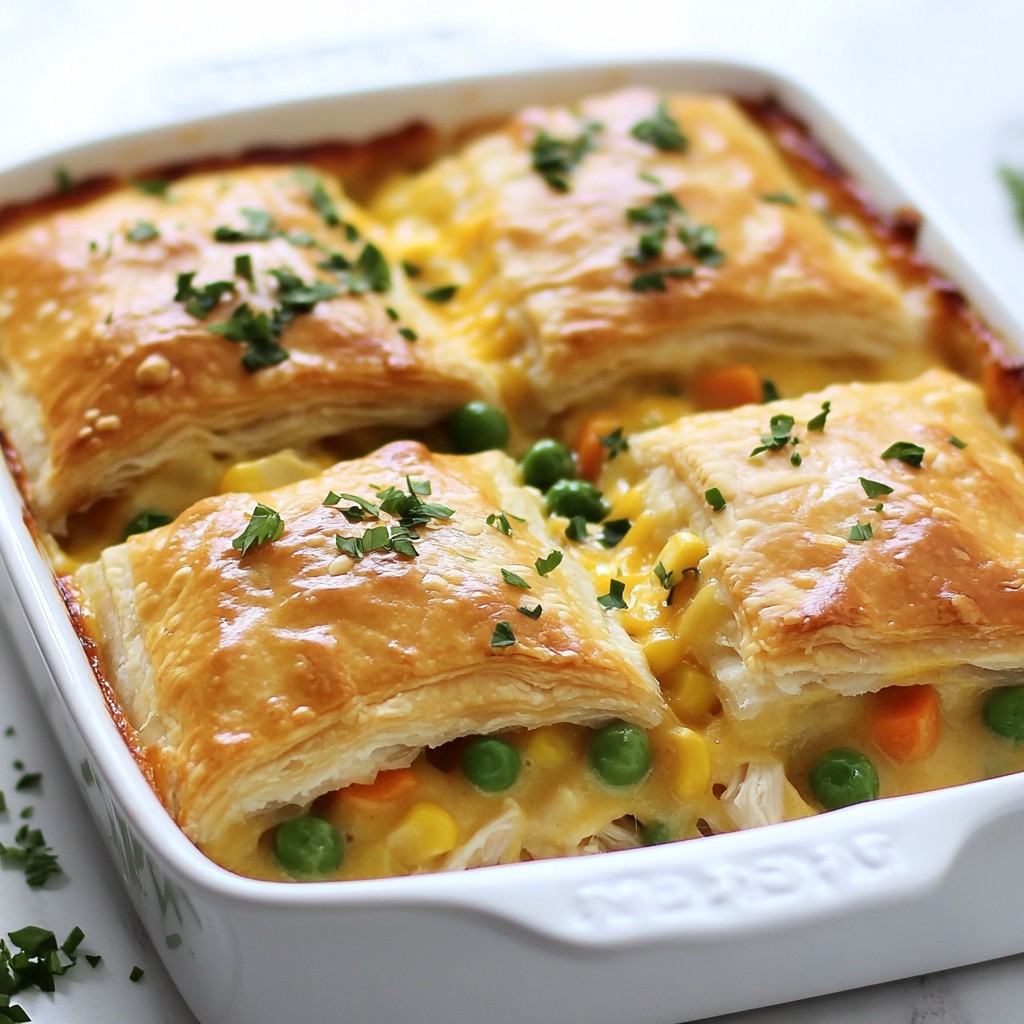 Easy Chicken Pot Pie Casserole Tasty Family Dinner