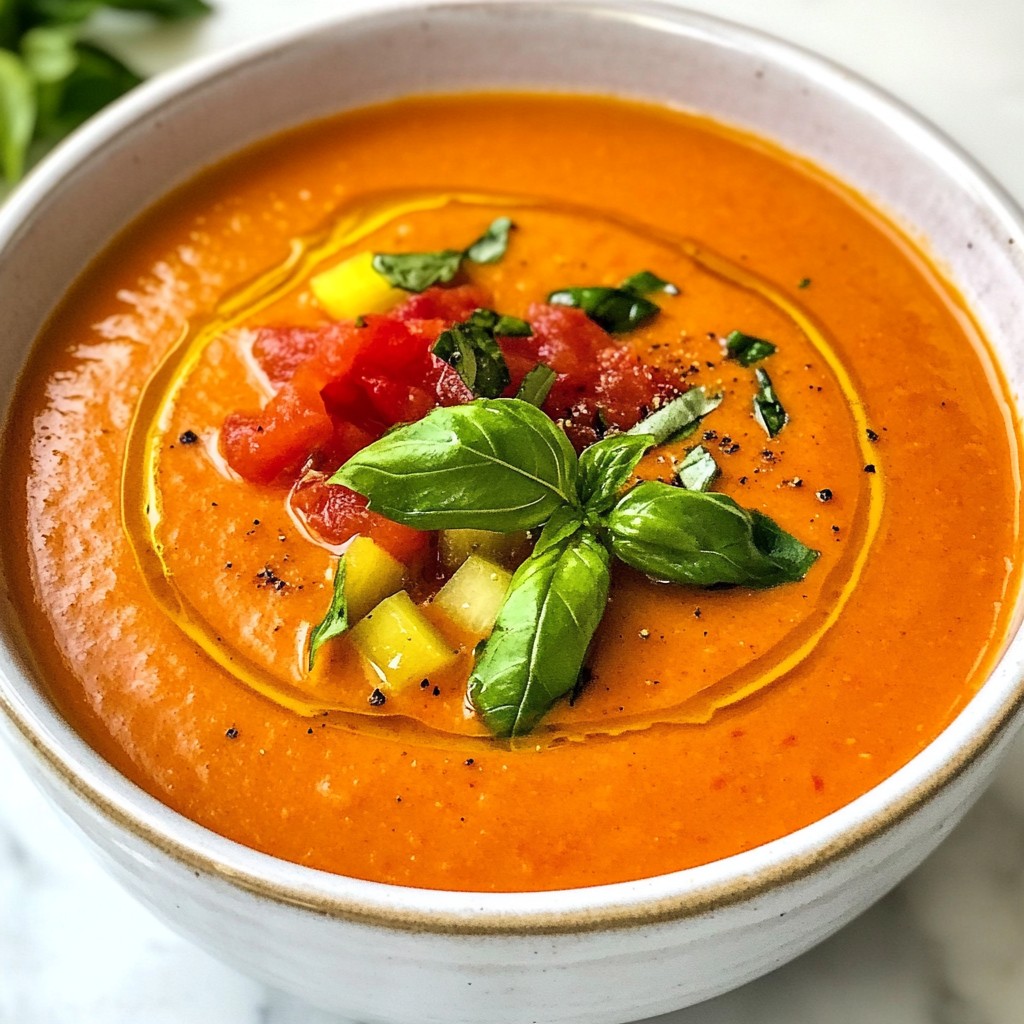 Silky Tomato Bisque Creamy and Flavorful Delight