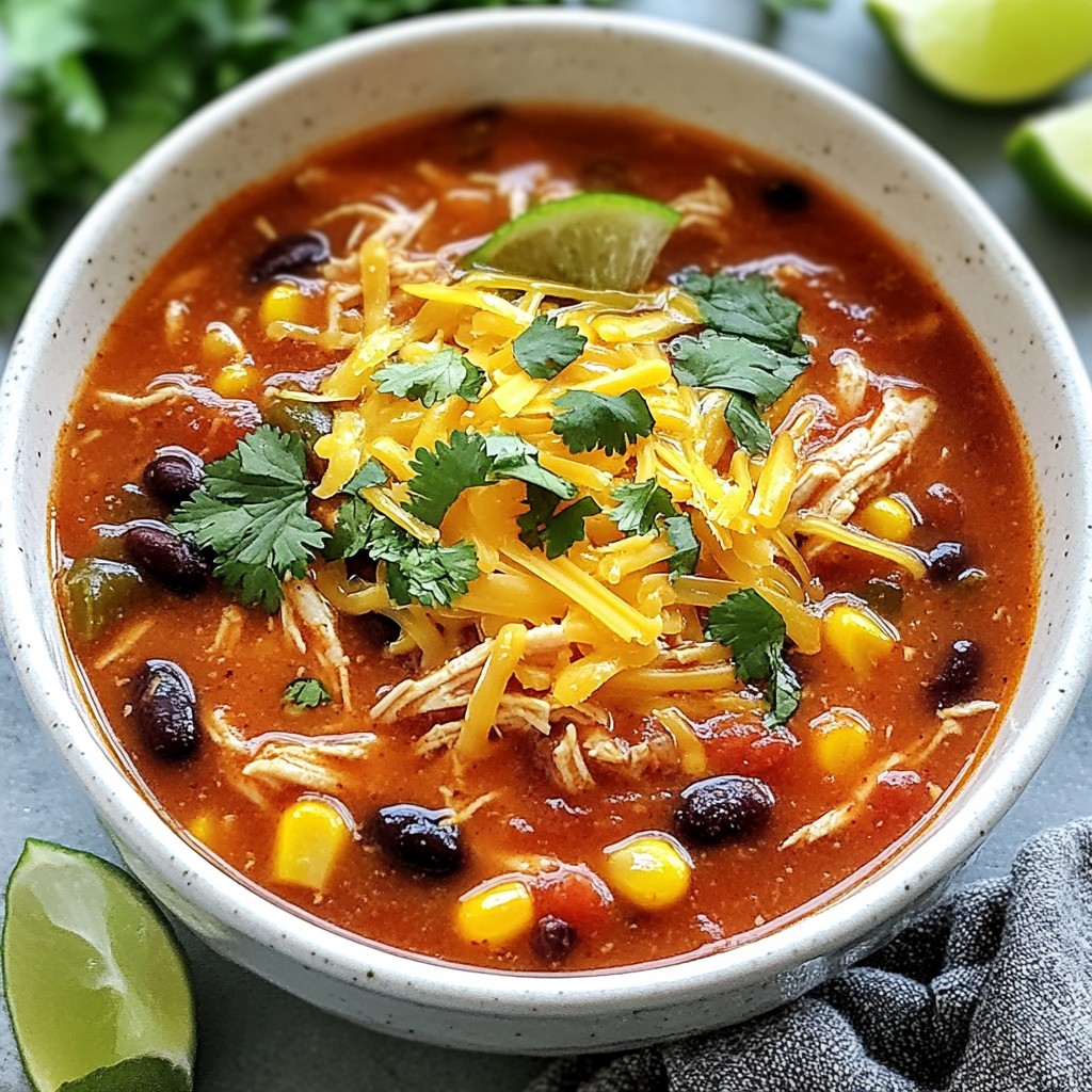 Chili’s Chicken Enchilada Soup Tasty and Satisfying Dish