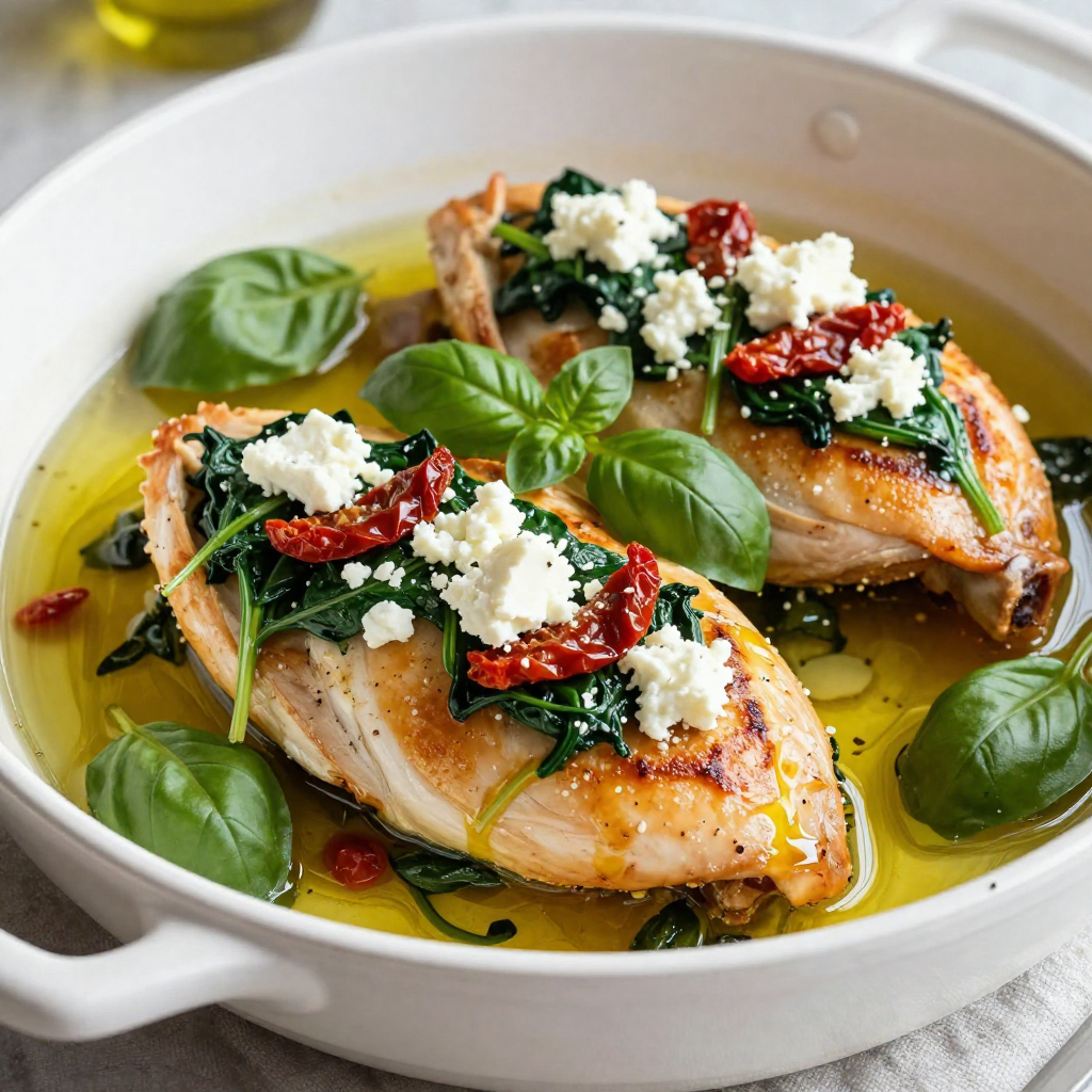 Gourmet Stuffed Chicken Juicy and Flavor-Packed Dish