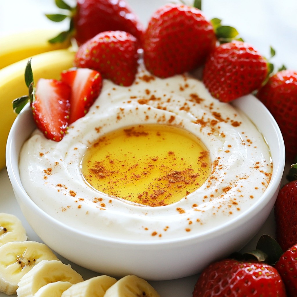 Minute Greek Yogurt Fruit Dip Simple and Fun Recipe