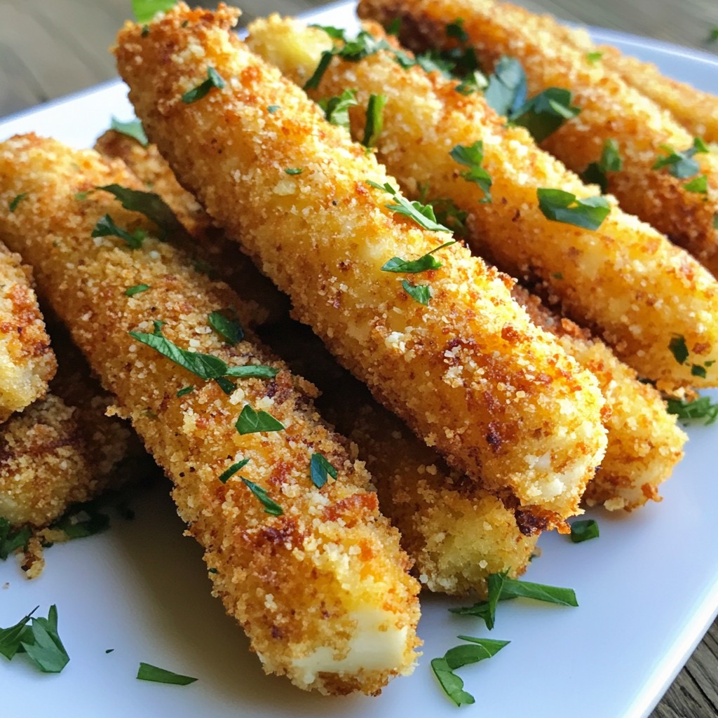 Healthy Mozzarella Sticks Simple and Tasty Snack