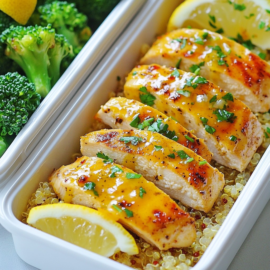 Lemon Garlic Chicken Meal Prep Simple and Tasty Dish