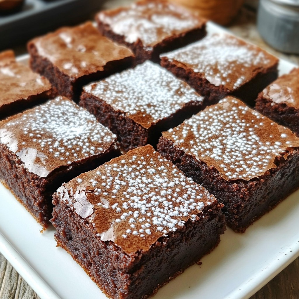 Ultimate Easy Sourdough Brownies Fudgy and Delicious