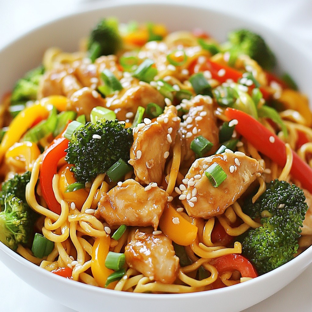 Minute Chicken Chow Mein Quick and Easy Recipe