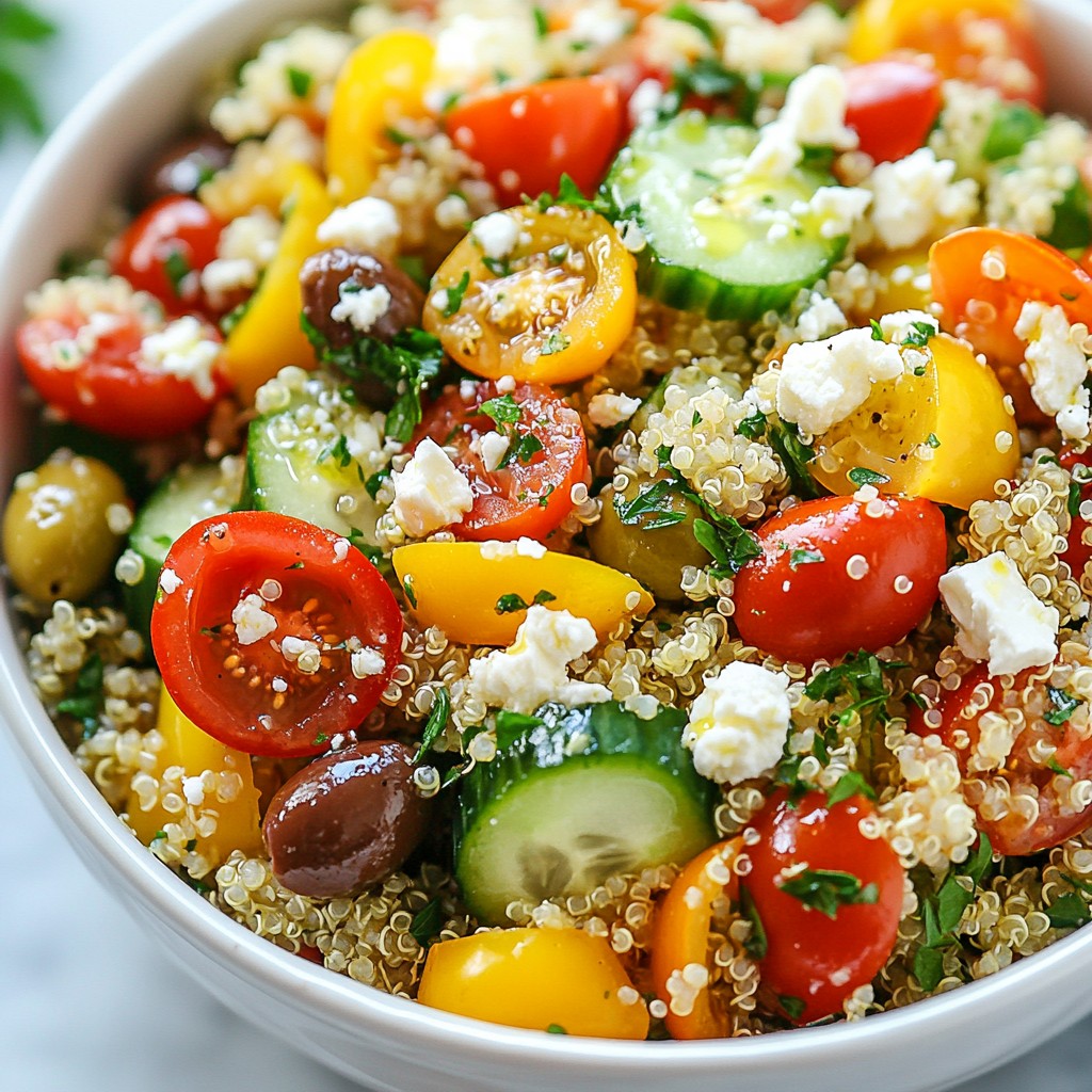 Mediterranean Quinoa Salad Fresh and Vibrant Meal