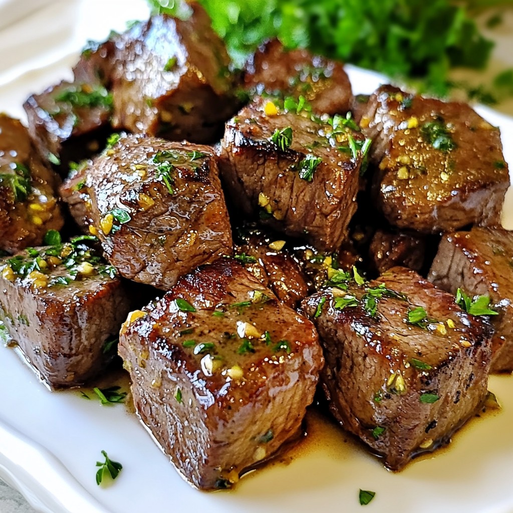Garlic Butter Steak Bites Savory and Simple Recipe