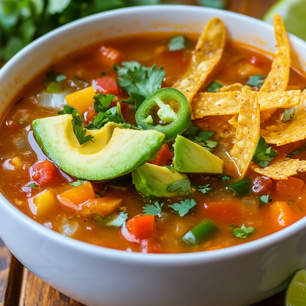 Mexican Tortilla Soup Flavorful and Easy Recipe