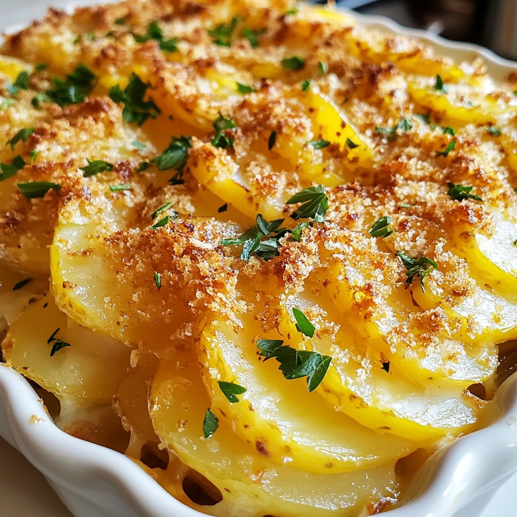 French Onion Potato Bake Savory and Comforting Dish