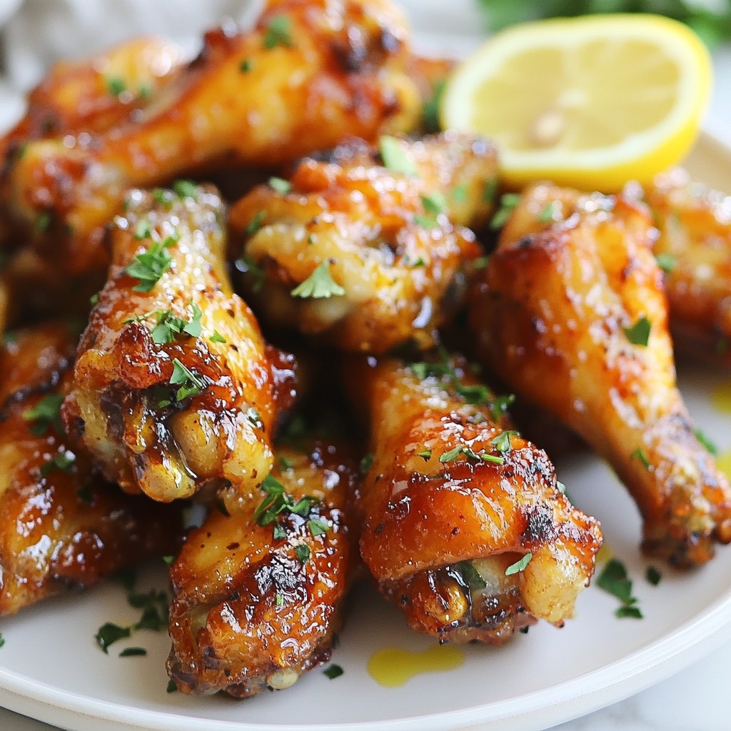 Air Fryer Lemon Pepper Wings Crispy and Flavorful Dish