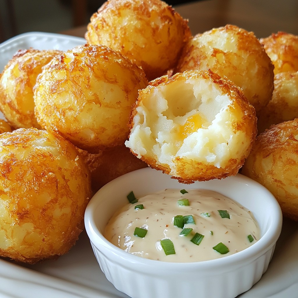 Leftover Mashed Potato Cheese Puffs Tasty Snack Idea