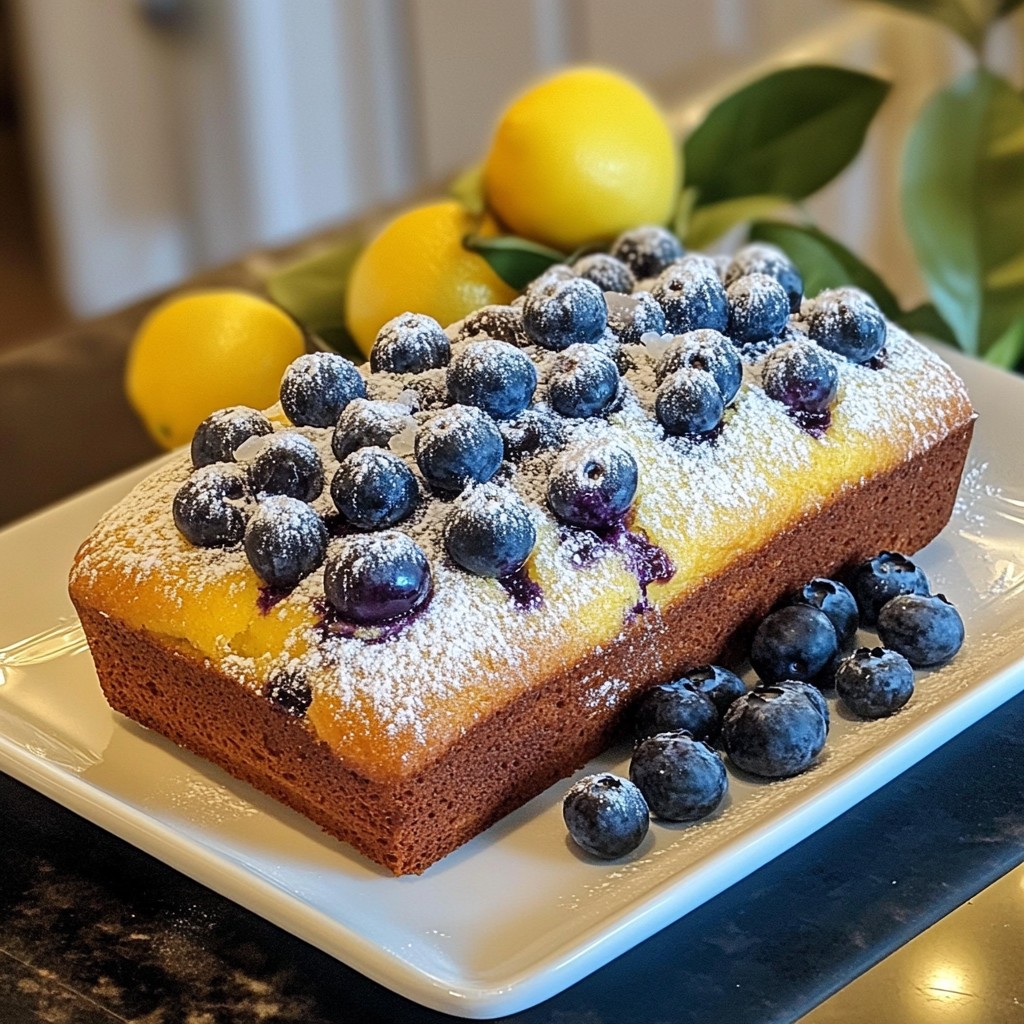 Sourdough Blueberry Lemon Quick Bread Delightful Recipe