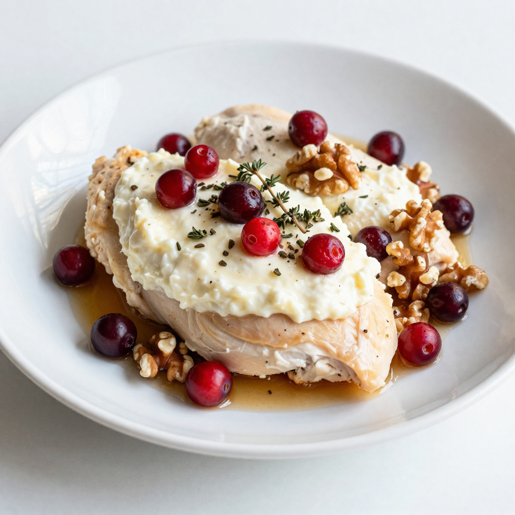 Honey Cranberry Ricotta Chicken Bake for Dinner Delight