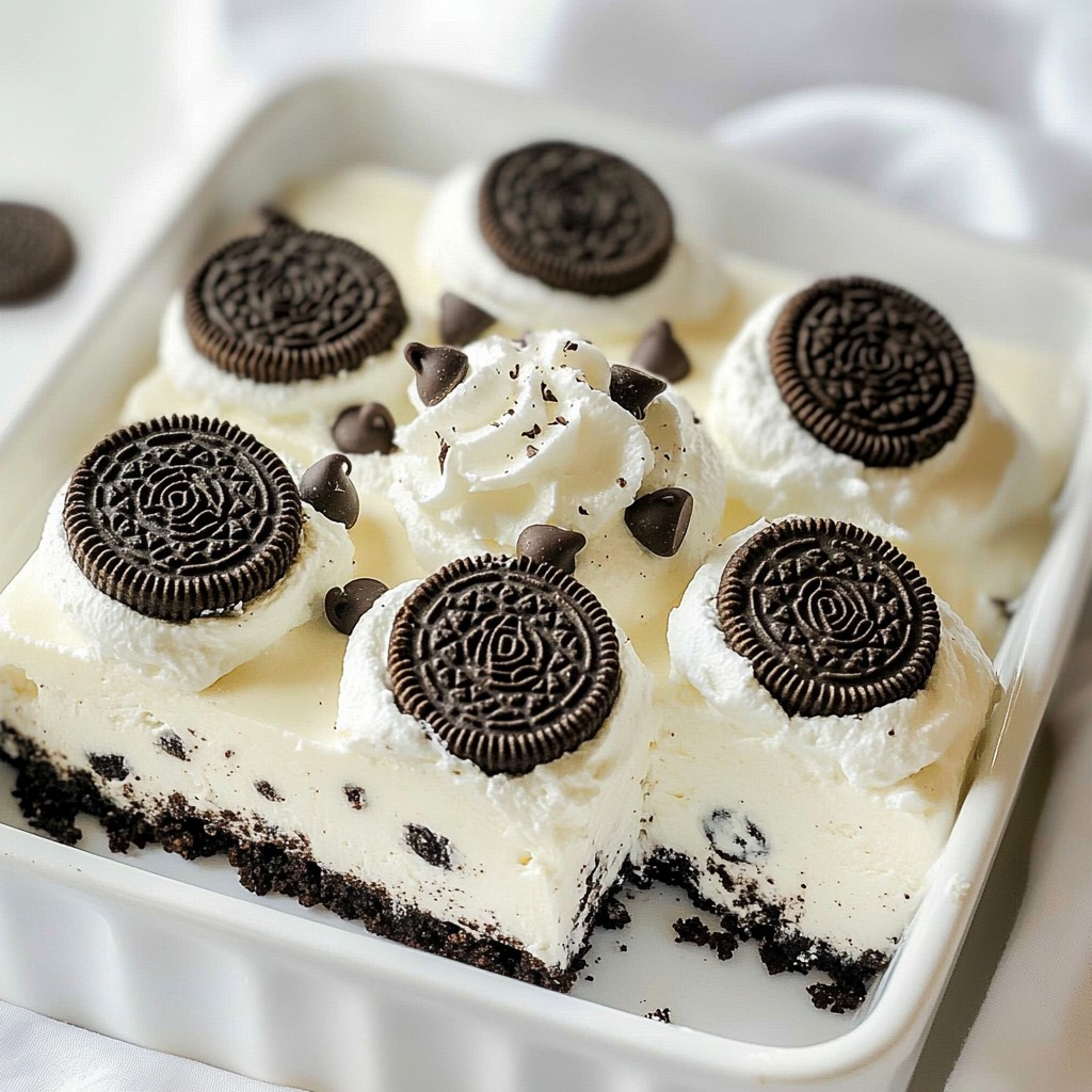 Ingredient No-Bake Oreo Bars Simple and Tasty Treat