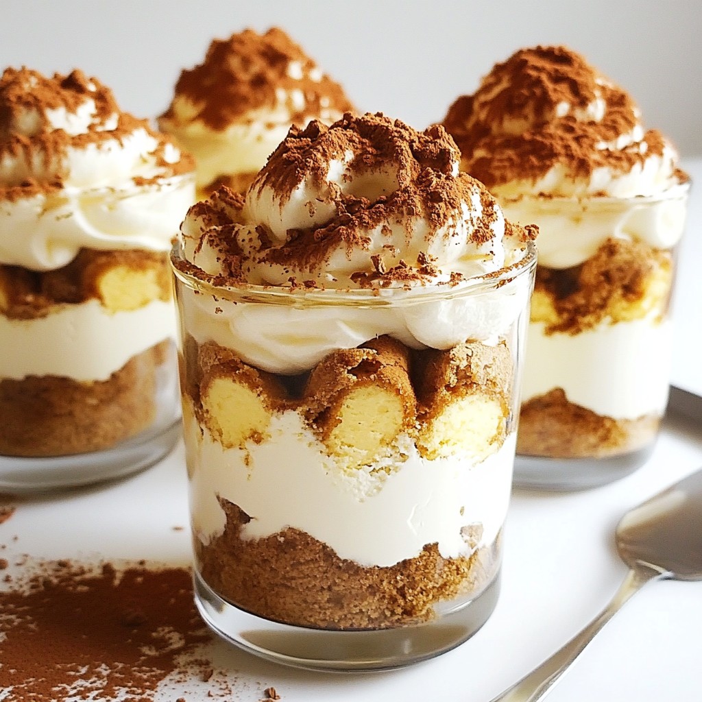 Easy Tiramisu Cups Delightful Dessert for Any Occasion