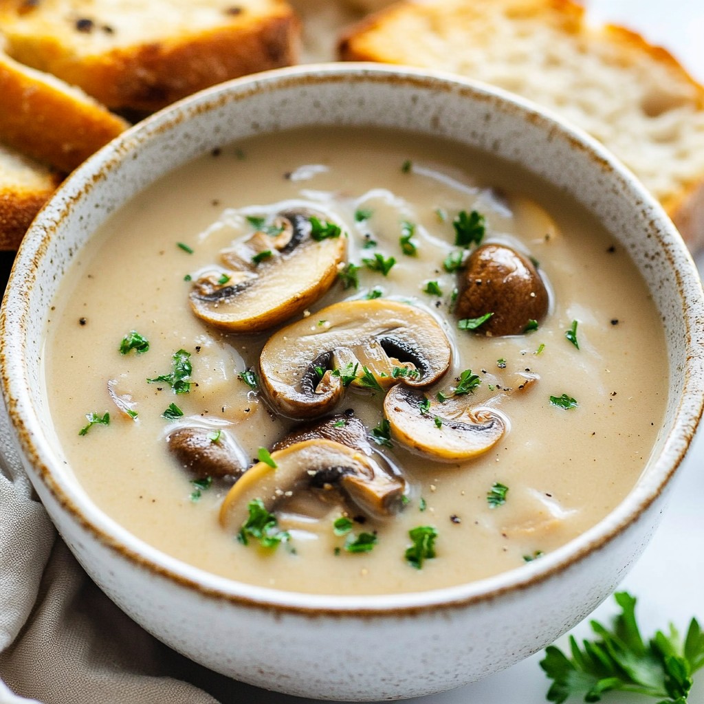 Mushroom Soup Supreme Easy Recipe for Comfort Food