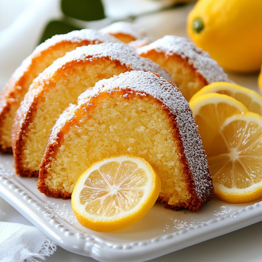 Lemon Cream Cheese Pound Cake Delightful and Simple Recipe