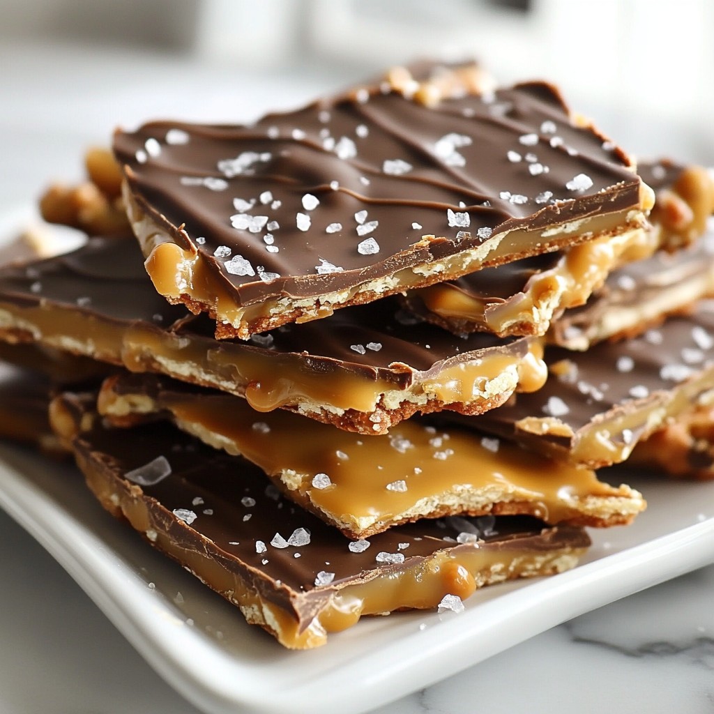 Salted Caramel Pretzel Bark Irresistible Crunch Treat