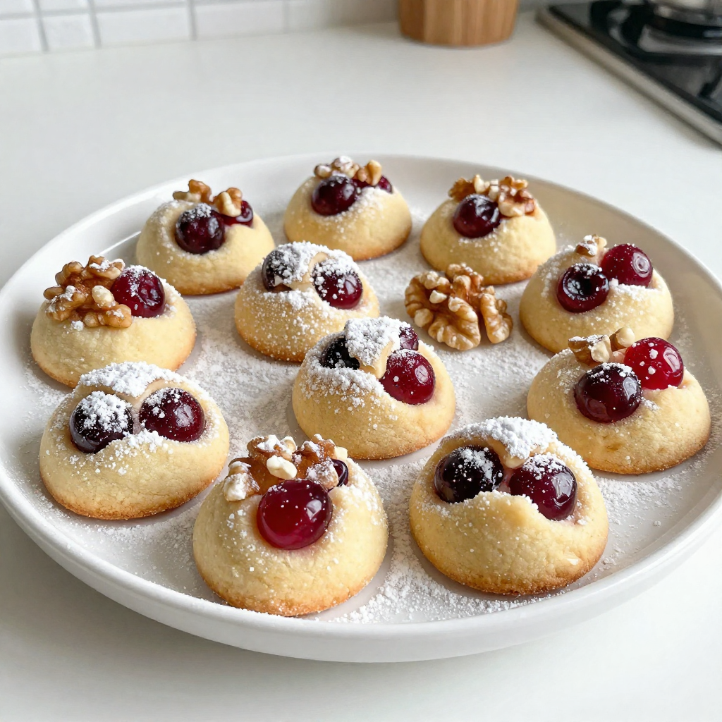 Cherry Snowball Cookies Delightful and Easy Recipe