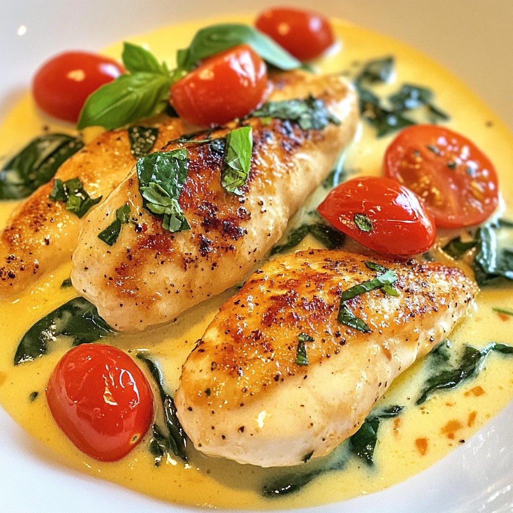 Creamy Garlic Tuscan Chicken Flavorful Dinner Idea