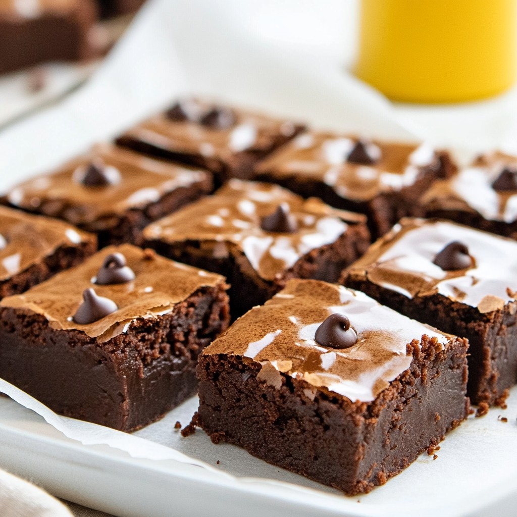 Fudgy Sourdough Discard Brownies Irresistible Treat
