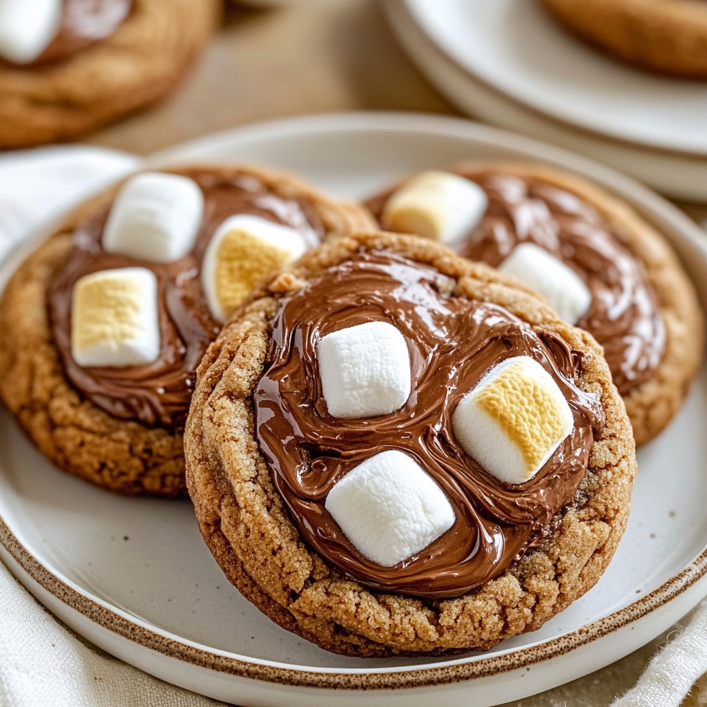 Nutella Marshmallow Cookies Delightful and Easy Treat