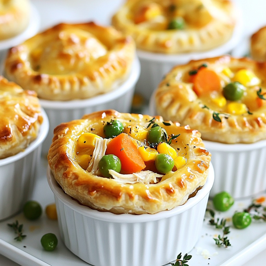 Mini Chicken Pot Pies Savory and Simple Recipe