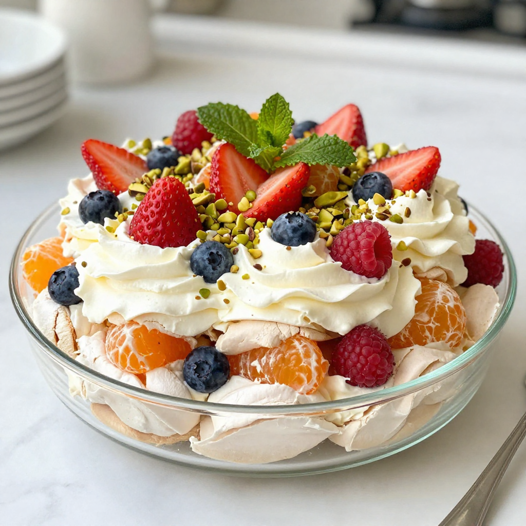 Christmas Pavlova Trifle Delightful and Festive Treat