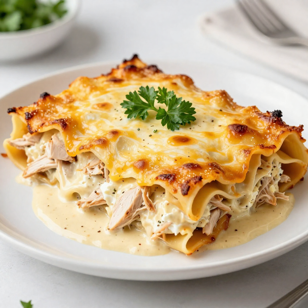 Chicken Alfredo Lasagna Rolls Easy Comfort Food Delight