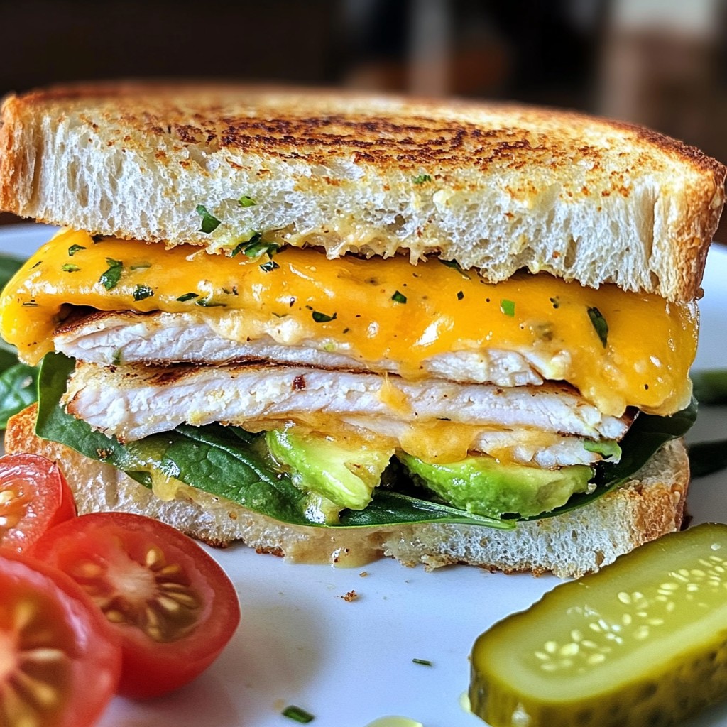 Cheddar Turkey Melt on Sourdough Simple Delight