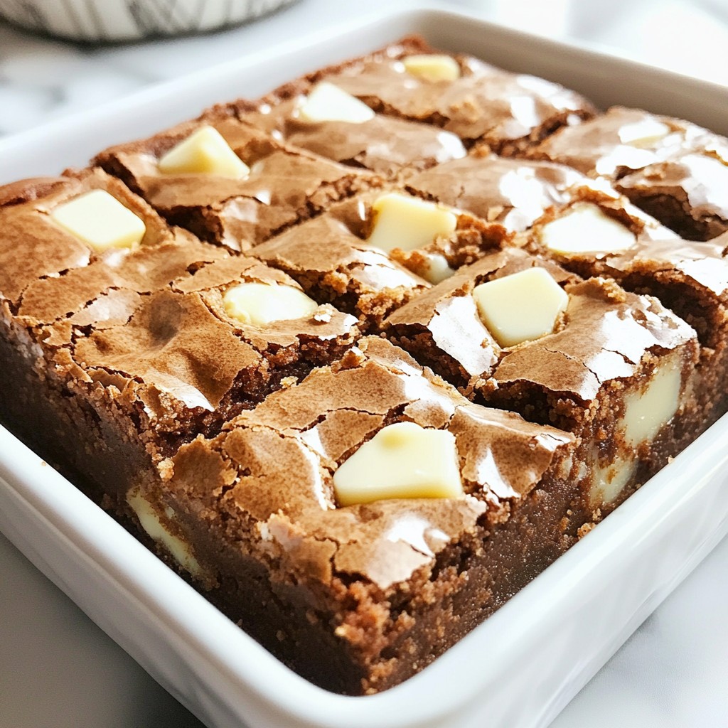 White Chocolate Brownies Irresistible Dessert Recipe