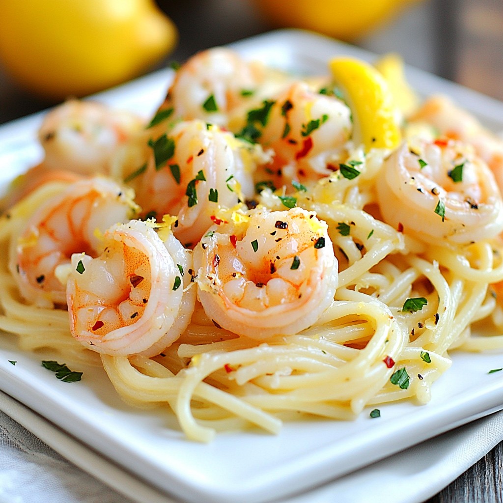 Shrimp Scampi Linguine Flavorful and Easy Dish